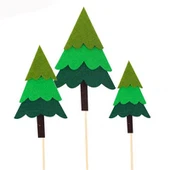 Покривало за коледна торта от филц